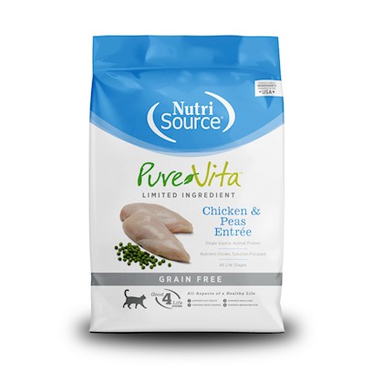 NutriSource Pure Vita Grain Free Chicken Dry Cat Food