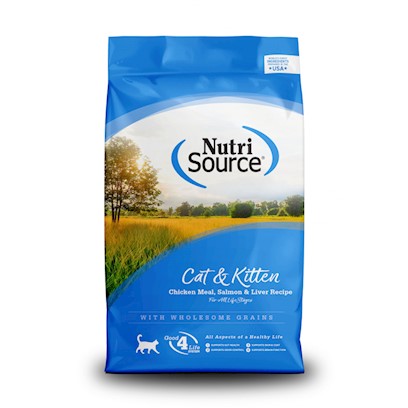 Tuffies Pet Nutrisource Cat/Kitten Chk/Salmon/Liver Dry Food