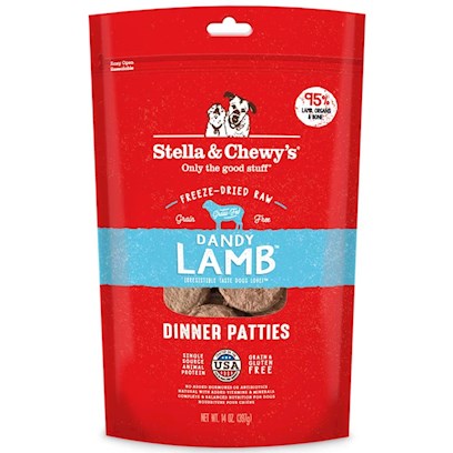 Stella & Chewy's Freeze Dried Dandy Lamb Dinner for Dog