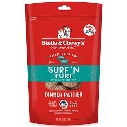 Stella & Chewy's Freeze Dried Surf 'N Turf Dinner Dog