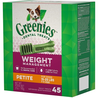 Greenies Weight Management Dental Treats for Petite Dogs