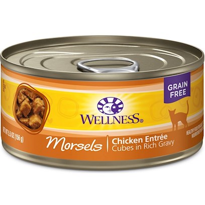 Wellness Cubed Chicken Entree Canned Cat Food