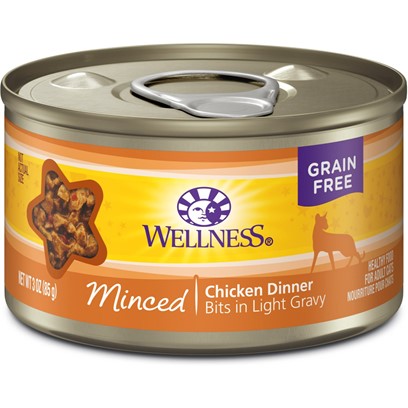 Wellness Minced Chicken Dinner Canned Cat Food