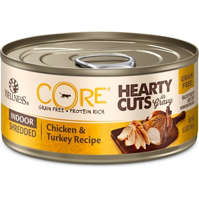 Wellness CORE Chicken and Turkey Recipe Hearty Cuts Grain Free Canned Cat Food