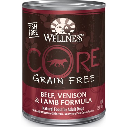 Wellness CORE Grain Free Beef, Venison & Lamb Formula Canned