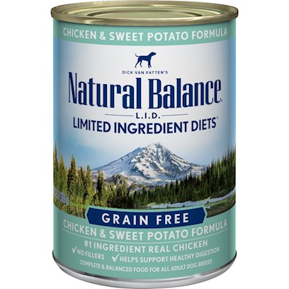 Natural Balance L.I.D Limited Ingredient Diets Sweet Potato and Chicken Canned Dog Formula