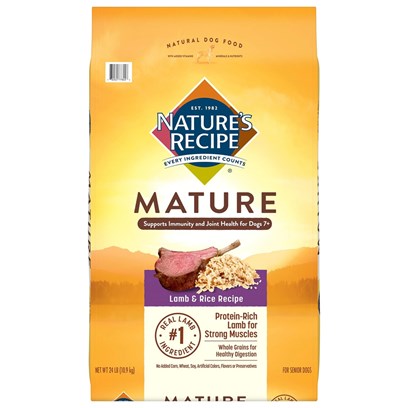 Nature's Recipe Mature - Lamb Meal and Rice Recipe