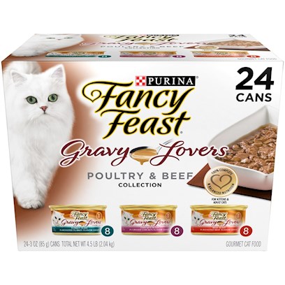 Purina Fancy Feast Gravy Lovers Poultry & Beef Variety Pack