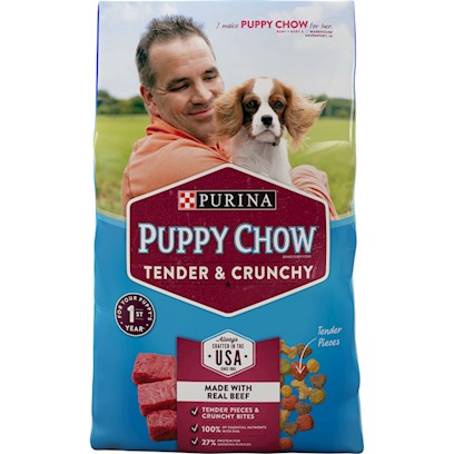 Purina Puppy Chow w/ Soft & Crunchy Bites - Dog Food | PetCareRx