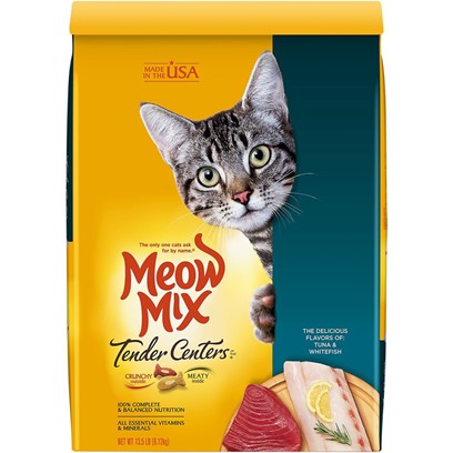 Image of Meow Mix Tender Centers Tuna & Whitefish Flavors Cat Food