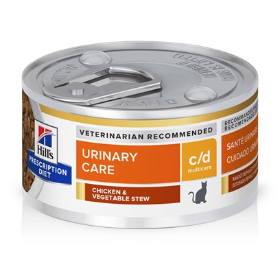 Hill's Prescription Diet c/d Multicare Urinary Care Canned Cat Food 5.5 oz, 24-pack, Ocean Fish Flavor