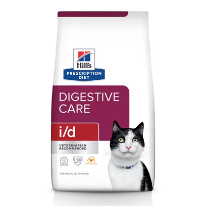 Photos - Cat Food Hills Hill's Prescription Diet i/d Digestive Care Dry  8.5 lb Bag, Chick 