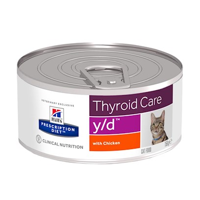 Hill's Prescription Diet y/d Thyroid Care with Canned Cat Food