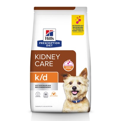 Hill's Prescription Diet k/d Kidney Care Dry Dog Food 8.5 lb Bag, Chicken Flavor