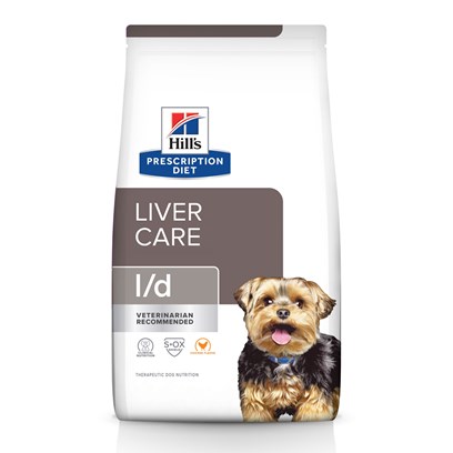 Hill s Prescription Diet L D Liver Care Chicken Flavor Dry Dog Food 17.6 lbs