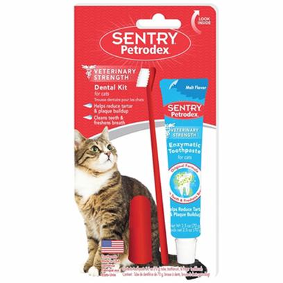 SENTRY Petrodex Dental Kit for Cats