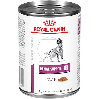 Photos - Dog Food Royal Canin Veterinary Diet Canine Renal Support D Morsels In Gravy Canned 