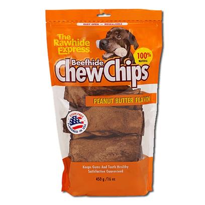 Rawhide Express Chew Chips Peanut Butter