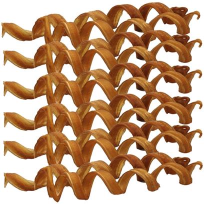 12PACK Fat Spizzle Twists 78 are formed into a spiral shape then roasted in its natural juices to a crunchy texture These highly palatable treats become chewy when wet helping to keep teeth clean and provide hours of long lasting enjoyment Spizzles are 100 allnatural the way nature intended to deliver high quality chew time enjoyment while cleaning teeth Spizzles are also from free range grassfed cattle and are preservative and byproduct free