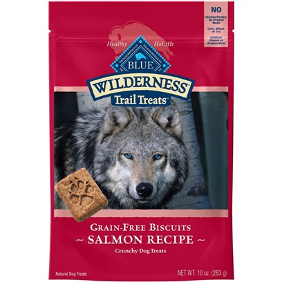 Photos - Dog Food Blue Buffalo Wilderness Grain-Free Trail Biscuits Salmon  (10 oz)