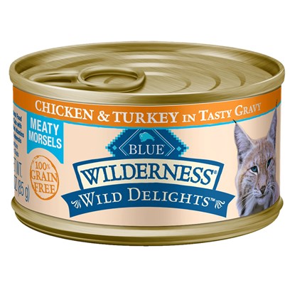 Blue Buffalo Wilderness Grain-Free Wild Delights Chicken & Turkey Recipe