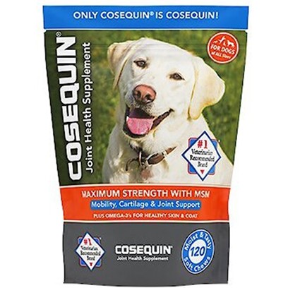 Cosequin Soft Chews Maximum Strength with MSM Plus Omega-3s for Dogs
