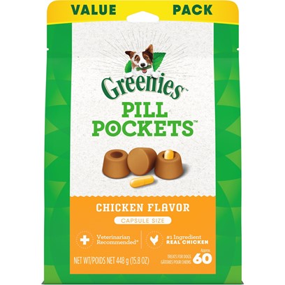 Greenies Pill Pocket Treats Chicken Formula (15.8 oz)