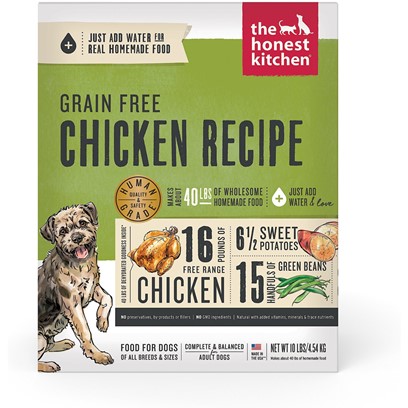 Honest Kitchen Force Dehydrated Grain-Free Chicken Dog Food