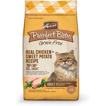 Merrick Purrfect Bistro Grain Free Healthy Adult Chicken Cat Food