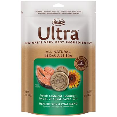 UPC 079105103251 product image for Nutro Ultra Salmon & Sunflower Oil Dog Biscuits 16 oz | upcitemdb.com