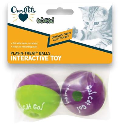 Ourpet Go Cat Go Zip N Zag Ball Free Shipping in USA 