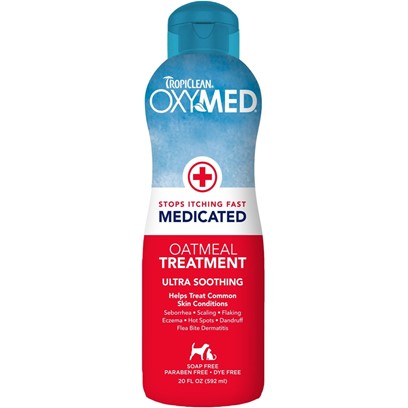 Tropiclean Oxy Med Medicated Oatmeal Treatment Rinse