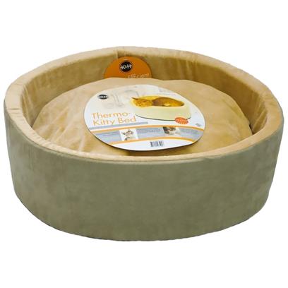 K&H Thermo-Kitty Bed Sage 16"