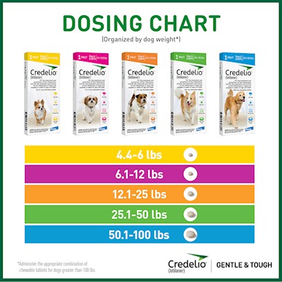 Credelio Flea and Tick Chewable Tablets for Dogs - PetCareRx