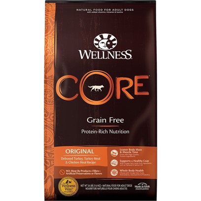 Wellness Core Natural Grain Free Original Turkey and Chicken Recipe Dry Dog Food