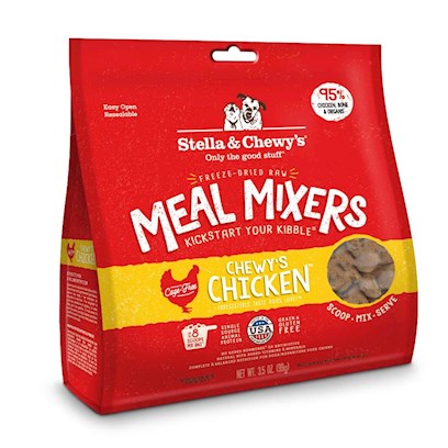 03/28/2024.Stella & Chewy's Freeze Dried Raw Chewy's Chicken Meal Mixers High Protein Dry Dog Food Topper, 35 oz.