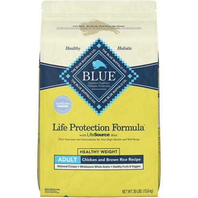 Blue Buffalo Life Protection Healthy Weight Adult Chicken and Brown Rice Recipe Dry Dog Food
