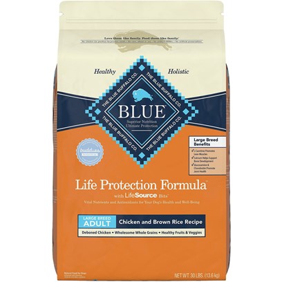 Photos - Dog Food Blue Buffalo Life Protection Large Breed Adult Chicken and Brown Rice Reci 