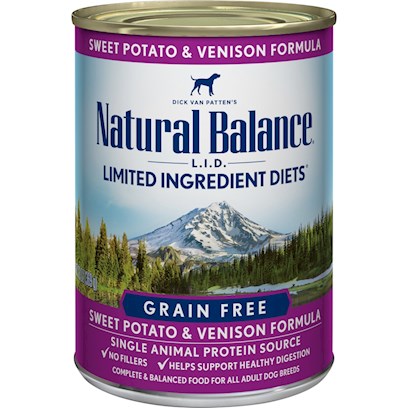 Natural Balance L.I.D. Limited Ingredient Diets Sweet Potato and Venison Canned Dog Food