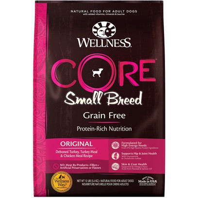 Photos - Dog Food Wellness CORE Grain Free Natural Small Breed Health Turkey and Chicken Rec 