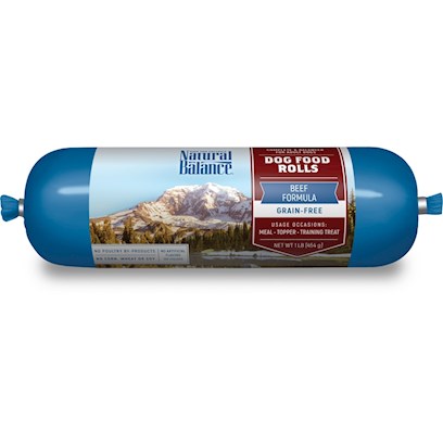 natural balance dog food rolls beef