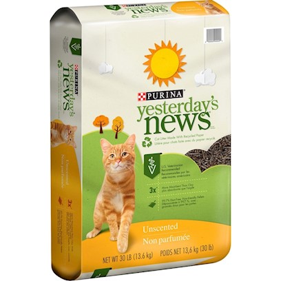 Yesterday's News Original Unscented Formula Cat Litter