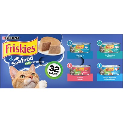 Friskies Seafood Variety Pack Canned Cat Food