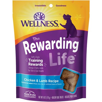 Wellness The Rewarding Life Chicken & Lamb Recipe Dog Treats