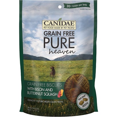 Canidae Grain Free PURE Heaven Biscuits with Bison and Butternut Squash Dog Treats