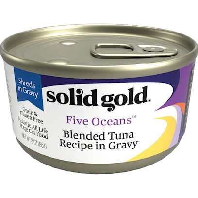 Solid Gold New Moon Grain Free All Life Stages Tuna Recipe Canned Cat Food