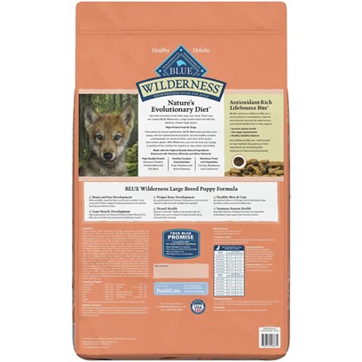 Buy Blue Buffalo Wilderness Large Breed Puppy Chicken Dry Dog Food ...