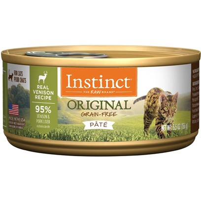 Nature's Variety Instinct Grain-Free Venison Formula Canned Cat Food