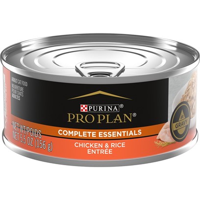 Purina Pro Plan Chicken and Rice Entree In Gravy Canned Cat Food