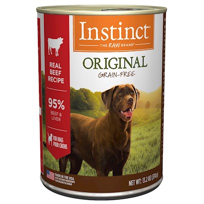 Nature's Variety Instinct Grain-Free Beef Formula Canned Dog Food